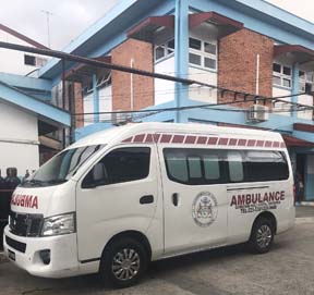 Ambulance in Guyana w